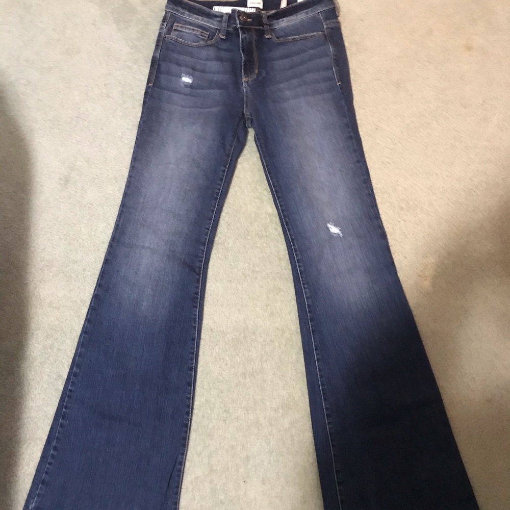 Kiss and stitch boutique jeans flare 28